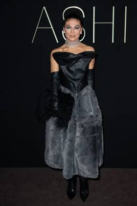 PFW Ashi Studio Front Row Sabrina Harrison attending the Ashi Studio Women s Haute-Couture Spring Summer 2025 show as part of Paris Fashion Week in Paris, France on January 30, 2025. Photo by Aurore Marechal ABACAPRESS.COM Paris France  Copyright: xMarechalxAurore ABACAx