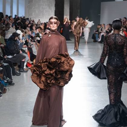 PARIS FASHION WEEK HAUTE COUTURE JUANA MARTIN sylvie lefort photography MAXPPP 30 01 2025 @sylvie Lefort Photography MAXPPP 30 01 25 Models present creations from the Sprint summer 2025 26 Haute Couture collection By JUANA MARTIN during the Paris Fashion Week, in Paris, France JANUARY 30th 2025 The presentation of the Womens Haute Couture collections from 27th january 2025 to 30th January 25 -.  Copyright: xMAXPPPxsylviexlefortxphotographyx LFR202501301979 LFR202501301979
