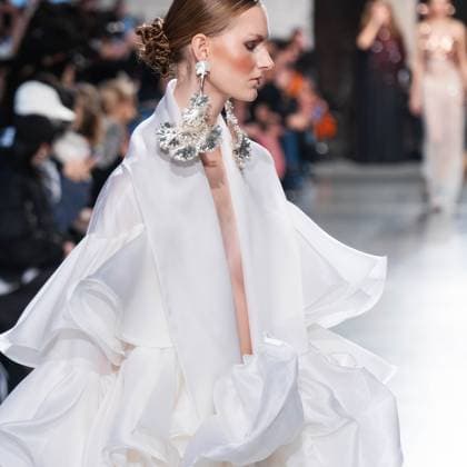 PARIS FASHION WEEK HAUTE COUTURE JUANA MARTIN sylvie lefort photography MAXPPP 30 01 2025 @sylvie Lefort Photography MAXPPP 30 01 25 Models present creations from the Sprint summer 2025 26 Haute Couture collection By JUANA MARTIN during the Paris Fashion Week, in Paris, France JANUARY 30th 2025 The presentation of the Womens Haute Couture collections from 27th january 2025 to 30th January 25 -.  Copyright: xMAXPPPxsylviexlefortxphotographyx LFR202501301989 LFR202501301989