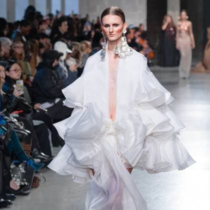 PARIS FASHION WEEK HAUTE COUTURE JUANA MARTIN sylvie lefort photography MAXPPP 30 01 2025 @sylvie Lefort Photography MAXPPP 30 01 25 Models present creations from the Sprint summer 2025 26 Haute Couture collection By JUANA MARTIN during the Paris Fashion Week, in Paris, France JANUARY 30th 2025 The presentation of the Womens Haute Couture collections from 27th january 2025 to 30th January 25 -.  Copyright: xMAXPPPxsylviexlefortxphotographyx LFR202501301991 LFR202501301991