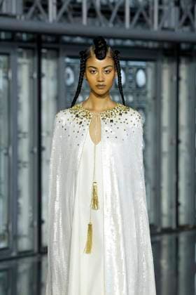 Maison Sara Chraibi Haute Couture spring summer 2025 Paris january 2005 Maison Sara Chraibi Haute Couture spring summer 2025 Paris january 2005, Credit:Zeppelin Avalon  Copyright: xZeppelinx xAvalonx 0959008273