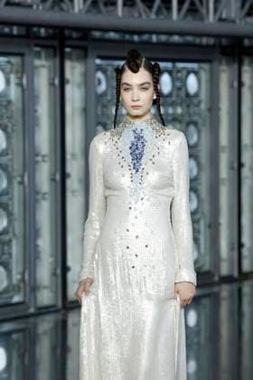 Maison Sara Chraibi Haute Couture spring summer 2025 Paris january 2005 Maison Sara Chraibi Haute Couture spring summer 2025 Paris january 2005, Credit:Zeppelin Avalon  Copyright: xZeppelinx xAvalonx 0959008299