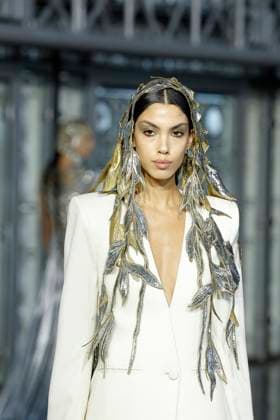 Maison Sara Chraibi Haute Couture spring summer 2025 Paris january 2005 Maison Sara Chraibi Haute Couture spring summer 2025 Paris january 2005, Credit:Zeppelin Avalon  Copyright: xZeppelinx xAvalonx 0959008522