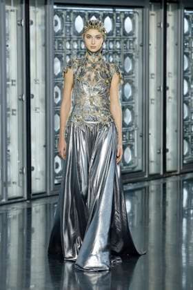 Maison Sara Chraibi Haute Couture spring summer 2025 Paris january 2005 Maison Sara Chraibi Haute Couture spring summer 2025 Paris january 2005, Credit:Zeppelin Avalon  Copyright: xZeppelinx xAvalonx 0959008551