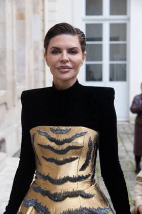 PFW Miss Sohee Front Row NB Lisa Rinna attends the Miss Sohee Haute Couture Spring-Summer 2025 show as part of Paris Fashion Week on January 30, 2025 in Paris, France. Photo by Nasser Berzane ABACAPRESS.COM Paris France  Copyright: xBerzanexNasser ABACAx