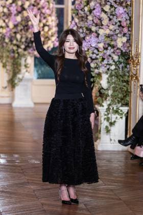 PFW Miss Sohee Runway NB Sohee Park designer walks the runway during the Yuima Nakazato Haute Couture Spring-Summer 2025 show as part of Paris Fashion Week on January 30, 2025 in Paris, France. Photo by Nasser Berzane ABACAPRESS.COM Paris France  Copyright: xBerzanexNasser ABACAx