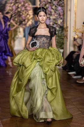 PFW Miss Sohee Runway NB A model walks the runway during the Yuima Nakazato Haute Couture Spring-Summer 2025 show as part of Paris Fashion Week on January 30, 2025 in Paris, France. Photo by Nasser Berzane ABACAPRESS.COM Paris France  Copyright: xBerzanexNasser ABACAx
