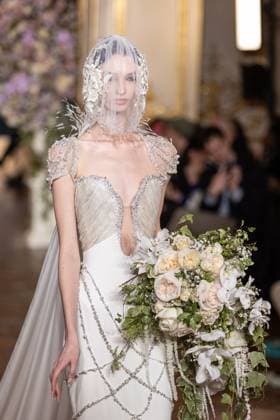 PFW Miss Sohee Runway NB A model walks the runway during the Yuima Nakazato Haute Couture Spring-Summer 2025 show as part of Paris Fashion Week on January 30, 2025 in Paris, France. Photo by Nasser Berzane ABACAPRESS.COM Paris France  Copyright: xBerzanexNasser ABACAx