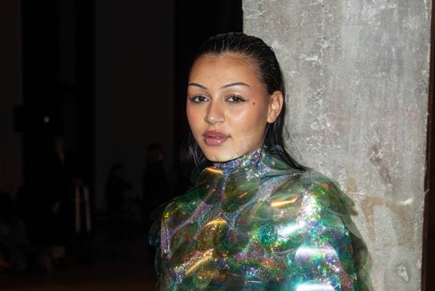 PFW Germanier Front Row Ogee attends the Germanier Haute Couture Spring-Summer 2025 show as part of Paris Fashion Week on January 30, 2025 in Paris, France. Photo by Nasser Berzane ABACAPRESS.COM Paris France  Copyright: xBerzanexNasser ABACAx