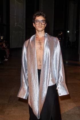 PFW Germanier Front Row Shale Wagnam attends the Germanier Haute Couture Spring-Summer 2025 show as part of Paris Fashion Week on January 30, 2025 in Paris, France. Photo by Nasser Berzane ABACAPRESS.COM Paris France  Copyright: xBerzanexNasser ABACAx