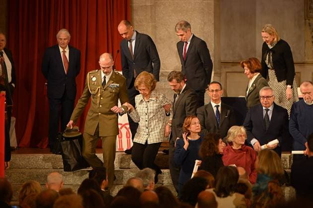 Queen Sofia of Greece during Europa Nostra and Hispania Nostra awards in Segovia on Friday, 31 January 2025. Cordon Press 