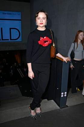 Lena Urzendowsky at the Kilian Kerner Fashion Show at Berlin Fashion Week A W 2025 in the Uber Eats Music Hall Berlin, 31 01 2025 Foto:xN.xKubelkax xFuturexImagex kerner_5104