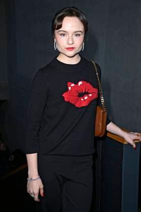 Lena Urzendowsky at the Kilian Kerner Fashion Show at Berlin Fashion Week A W 2025 in the Uber Eats Music Hall Berlin, 31 01 2025 Foto:xN.xKubelkax xFuturexImagex kerner_5106