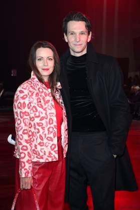 Alice Dwyer and Sabin Tambrea at the Kilian Kerner Fashion Show at Berlin Fashion Week A W 2025 in the Uber Eats Music Hall Berlin, 31 01 2025 Foto:xN.xKubelkax xFuturexImagex kerner_5123