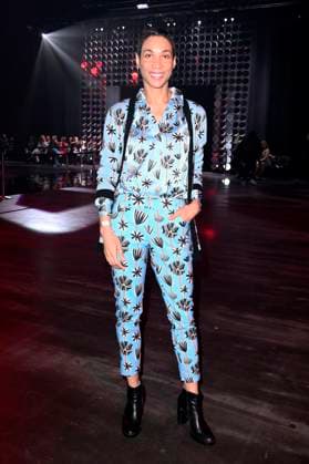 Annabelle Mandeng at the Kilian Kerner Fashion Show at Berlin Fashion Week A W 2025 in the Uber Eats Music Hall Berlin, 31 01 2025 Foto:xN.xKubelkax xFuturexImagex kerner_5125