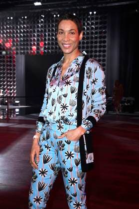 Annabelle Mandeng at the Kilian Kerner Fashion Show at Berlin Fashion Week A W 2025 in the Uber Eats Music Hall Berlin, 31 01 2025 Foto:xN.xKubelkax xFuturexImagex kerner_5126