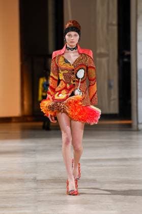Défilé Germanier au Palais de Tokyo Collection Haute Couture Printemps Eté 2025 lors de la Fashion Week de Paris PFW Défilé Germanier au Palais de Tokyo Collection Haute Couture Printemps Eté 2025 lors de la Fashion Week de Paris PFW , France, January 30, 2025 Germanier fashion show at Palais de Tokyo Spring Summer 2025 Haute Couture collection during Paris Fashion Week PFW , France, January 30, 2025 Paris France  Copyright: xAgencex xBestimagexAgencex xBestimagex
