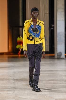 Défilé Germanier au Palais de Tokyo Collection Haute Couture Printemps Eté 2025 lors de la Fashion Week de Paris PFW Défilé Germanier au Palais de Tokyo Collection Haute Couture Printemps Eté 2025 lors de la Fashion Week de Paris PFW , France, January 30, 2025 Germanier fashion show at Palais de Tokyo Spring Summer 2025 Haute Couture collection during Paris Fashion Week PFW , France, January 30, 2025 Paris France  Copyright: xAgencex xBestimagexAgencex xBestimagex