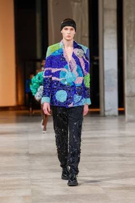 Défilé Germanier au Palais de Tokyo Collection Haute Couture Printemps Eté 2025 lors de la Fashion Week de Paris PFW Défilé Germanier au Palais de Tokyo Collection Haute Couture Printemps Eté 2025 lors de la Fashion Week de Paris PFW , France, January 30, 2025 Germanier fashion show at Palais de Tokyo Spring Summer 2025 Haute Couture collection during Paris Fashion Week PFW , France, January 30, 2025 Paris France  Copyright: xAgencex xBestimagexAgencex xBestimagex