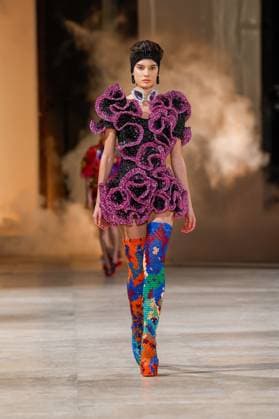 Défilé Germanier au Palais de Tokyo Collection Haute Couture Printemps Eté 2025 lors de la Fashion Week de Paris PFW Défilé Germanier au Palais de Tokyo Collection Haute Couture Printemps Eté 2025 lors de la Fashion Week de Paris PFW , France, January 30, 2025 Germanier fashion show at Palais de Tokyo Spring Summer 2025 Haute Couture collection during Paris Fashion Week PFW , France, January 30, 2025 Paris France  Copyright: xAgencex xBestimagexAgencex xBestimagex
