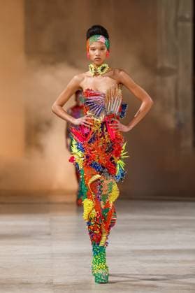 Défilé Germanier au Palais de Tokyo Collection Haute Couture Printemps Eté 2025 lors de la Fashion Week de Paris PFW Défilé Germanier au Palais de Tokyo Collection Haute Couture Printemps Eté 2025 lors de la Fashion Week de Paris PFW , France, January 30, 2025 Germanier fashion show at Palais de Tokyo Spring Summer 2025 Haute Couture collection during Paris Fashion Week PFW , France, January 30, 2025 Paris France  Copyright: xAgencex xBestimagexAgencex xBestimagex