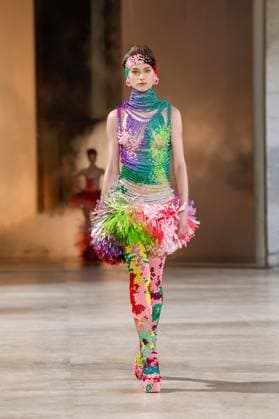 Défilé Germanier au Palais de Tokyo Collection Haute Couture Printemps Eté 2025 lors de la Fashion Week de Paris PFW Défilé Germanier au Palais de Tokyo Collection Haute Couture Printemps Eté 2025 lors de la Fashion Week de Paris PFW , France, January 30, 2025 Germanier fashion show at Palais de Tokyo Spring Summer 2025 Haute Couture collection during Paris Fashion Week PFW , France, January 30, 2025 Paris France  Copyright: xAgencex xBestimagexAgencex xBestimagex