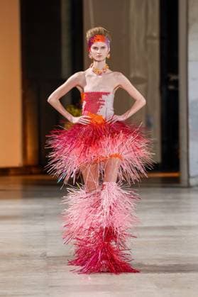 Défilé Germanier au Palais de Tokyo Collection Haute Couture Printemps Eté 2025 lors de la Fashion Week de Paris PFW Défilé Germanier au Palais de Tokyo Collection Haute Couture Printemps Eté 2025 lors de la Fashion Week de Paris PFW , France, January 30, 2025 Germanier fashion show at Palais de Tokyo Spring Summer 2025 Haute Couture collection during Paris Fashion Week PFW , France, January 30, 2025 Paris France  Copyright: xAgencex xBestimagexAgencex xBestimagex