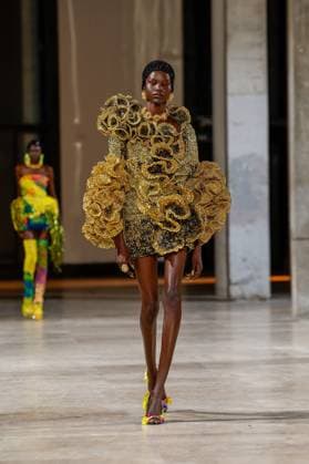 Défilé Germanier au Palais de Tokyo Collection Haute Couture Printemps Eté 2025 lors de la Fashion Week de Paris PFW Défilé Germanier au Palais de Tokyo Collection Haute Couture Printemps Eté 2025 lors de la Fashion Week de Paris PFW , France, January 30, 2025 Germanier fashion show at Palais de Tokyo Spring Summer 2025 Haute Couture collection during Paris Fashion Week PFW , France, January 30, 2025 Paris France  Copyright: xAgencex xBestimagexAgencex xBestimagex