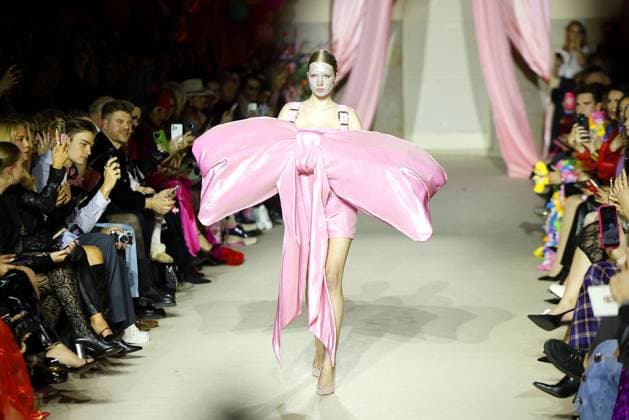Models auf dem Laufsteg bei der Marina Hoermanseder Modenschau am 31.01.2025 im Rahmen der Fashion Week 2025 in Berlin Fashion Week Berlin - Marina Hoermanseder Modenschau