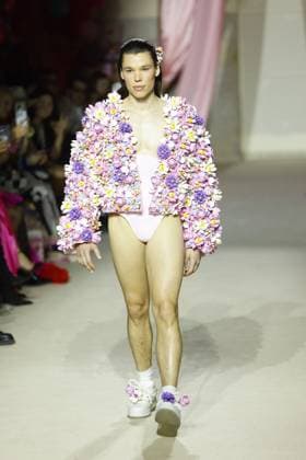 Models auf dem Laufsteg bei der Marina Hoermanseder Modenschau am 31.01.2025 im Rahmen der Fashion Week 2025 in Berlin Fashion Week Berlin - Marina Hoermanseder Modenschau