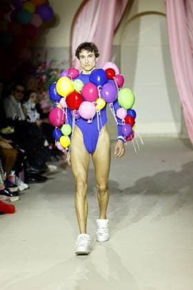 Models on the catwalk at the Marina Hoermanseder fashion show on 31 01 2025 as part of Fashion Week 2025 in Berlin Fashion Week Berlin Marina Hoermanseder fashion show