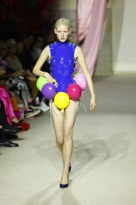 Models on the catwalk at the Marina Hoermanseder fashion show on 31 01 2025 as part of Fashion Week 2025 in Berlin Fashion Week Berlin Marina Hoermanseder fashion show