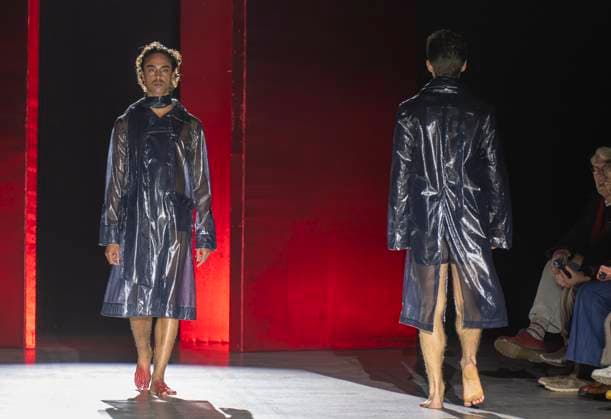 Fashion in Motion: Eden Loweth x Maggi Hambling at the V&A, London, UK, on 31st Jan, 2025 V&A, London, UK. 31st Jan, 2025. Fashion in Motion: Eden Loweth x Maggi Hambling. Free catwalk shows present an evocative new collection created by designer Eden Loweth in response to artist Maggi Hambling™s work. The showcase bring together the dynamism of Hambling s paintings with the individuality of Loweth s designs to reflect the shared rebellious spirit underpinning both their creative processes. Maggi Hambling is regarded as one of the UK™s greatest artists, and her work is held in public collections around the world. Eden Loweth gained renown as a co-founder of ART SCHOOL, a genderless fashion label that centred queer identity in the design  Copyright: xMalcolmxParkx xAvalonx 0959180425