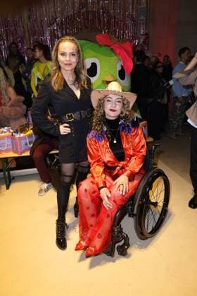 Regina Halmich and Kristina Vogel at the Marina Hoermanseder fashion show on 31 01 2025 as part of Fashion Week 2025 in Berlin Fashion Week Berlin Marina Hoermanseder fashion show