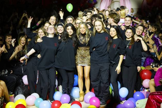 Marina Hoermanseder and models on the catwalk at her fashion show on 31 01 2025 as part of Fashion Week 2025 in Berlin Fashion Week Berlin Marina Hoermanseder fashion show