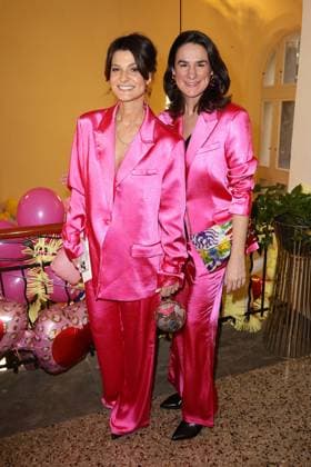 Marlene Lufen and Nadine Sosniok at the Marina Hoermanseder fashion show on 31 01 2025 as part of Fashion Week 2025 in Berlin Fashion Week Berlin Marina Hoermanseder fashion show
