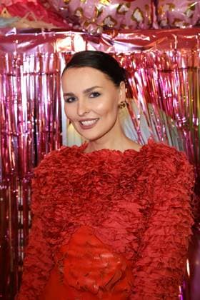 Jana Riva at the Marina Hoermanseder fashion show on 31 01 2025 as part of Fashion Week 2025 in Berlin Fashion Week Berlin Marina Hoermanseder fashion show