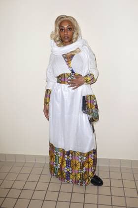 Nura, the rapper at the Marina Hoermanseder fashion show on 31 01 2025 as part of Fashion Week 2025 in Berlin Fashion Week Berlin Marina Hoermanseder fashion show