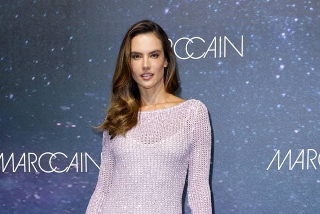 Alessandra Ambrosio at the Marc Cain Parallel Universe fashion show on 31 01 2025 as part of Fashion Week Berlin at Kraftwerk in Berlin Fashion Week Berlin 2025 Marc Cain Show