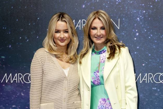 Nele Ludowig and her mother Frauke Ludowig at the Marc Cain Parallel Universe fashion show on 31 01 2025 as part of Fashion Week Berlin at the Kraftwerk in Berlin Fashion Week Berlin 2025 Marc Cain Show