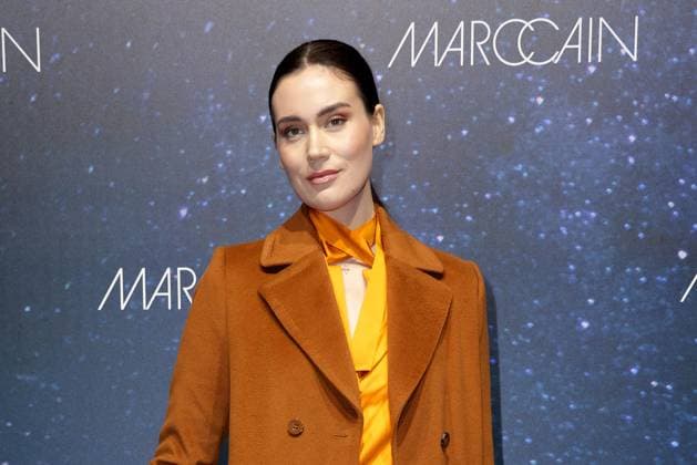 Gloria Sophie Burkandt at the Marc Cain Parallel Universe fashion show on 31 01 2025 as part of Fashion Week Berlin at the Kraftwerk in Berlin Fashion Week Berlin 2025 Marc Cain Show