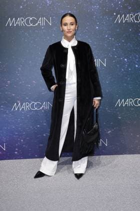 Peri Baumeister at the Marc Cain Parallel Universe fashion show on 31 01 2025 as part of Fashion Week Berlin at Kraftwerk in Berlin Fashion Week Berlin 2025 Marc Cain Show