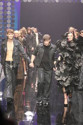 Different Look Kilian Kerner Show Fashion designer Kilian Kerner at CollectiveFour at the Uber Eats Music Hall Berlin Copyright: xEventpressxBillyxLlerenax