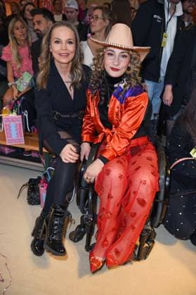 Regina Halmich, Kristina Vogel MARINA HOERMANSEDER FASHION SHOW during the Berlin Fashion Week Fall Winter 2025 in Berlin on 31 01 2025