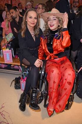 Regina Halmich, Kristina Vogel MARINA HOERMANSEDER FASHION SHOW during the Berlin Fashion Week Fall Winter 2025 in Berlin on 31 01 2025