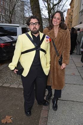 Steven Preisner, Saskia Grimm MARINA HOERMANSEDER FASHION SHOW during Berlin Fashion Week Fall Winter 2025 in Berlin on 31 01 2025