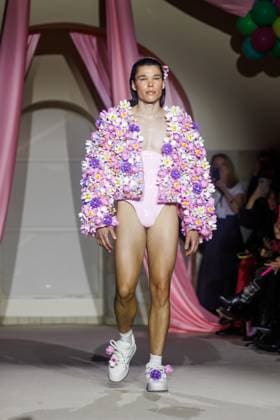 Berlin Fashion Week Marina Hoermanseder Helge Mark Lodder at the Marina Hoermanseder Fashion Show as part of Berlin Fashion Week at the Oderberger Hotel on 31 01 2025 in Berlin Copyright: xEventpressxKochanx