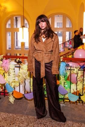 Berlin Fashion Week Marina Hoermanseder Liv Bowsky at the Marina Hoermanseder Fashion Show as part of Berlin Fashion Week at the Oderberger Hotel on 31 01 2025 in Berlin Copyright: xEventpressxKochanx