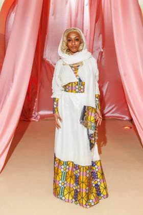 Berlin Fashion Week Marina Hoermanseder Nura Habib Omer at the Marina Hoermanseder Fashion Show as part of Berlin Fashion Week at Oderberger Hotel on 31 01 2025 in Berlin Copyright: xEventpressxKochanx