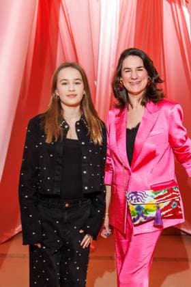 Berlin Fashion Week Marina Hoermanseder Frieda Sosniok and Nadine Sosniok at the Marina Hoermanseder Fashion Show as part of Berlin Fashion Week at Oderberger Hotel on 31 01 2025 in Berlin Copyright: xEventpressxKochanx